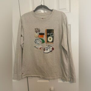 Jordan Gray Artist Series T-Shirt with Multi-colored Logo